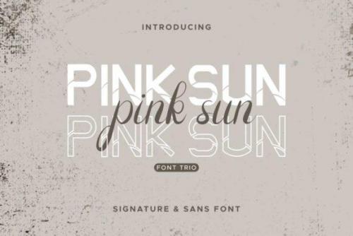 Pink-Sun-Font-Duo-1