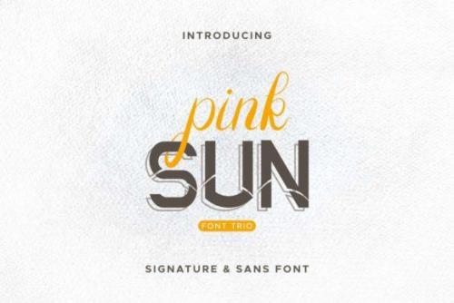 Pink-Sun-Font-Duo-2