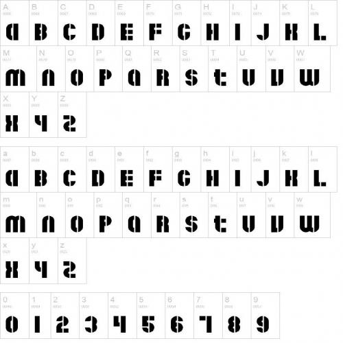 Sunfonts-Stencil-Font