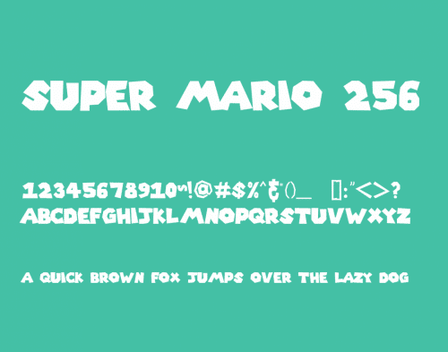 Super-Mario-256-Font-2