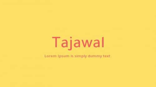 Tajawal-Font-Family