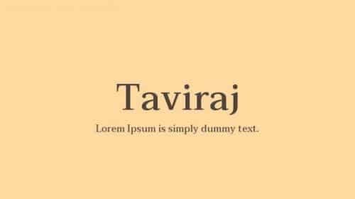 Taviraj-Font-Family-1
