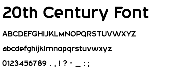 th Century Ink Font