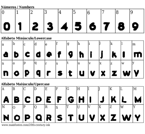 th Century Ink Font