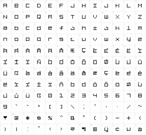 Squared Font