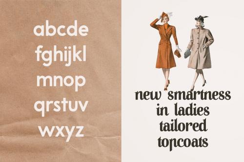 A Pompadour Font Family