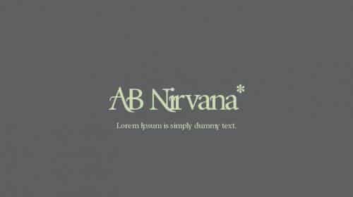 AB Nirvana Font