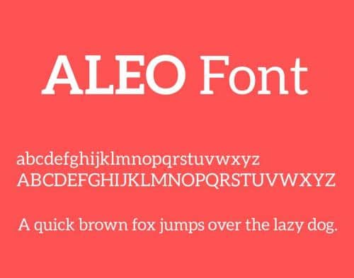 ALEO Font Family