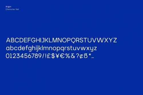 ARGON SANS FONT
