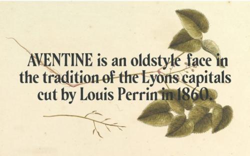 AVENTINE Oldstyle Typeface 2