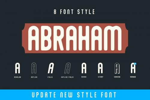 Abraham Typeface Font