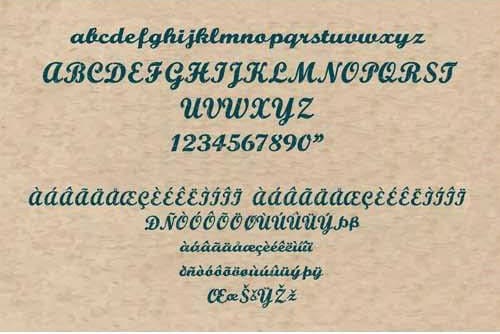 Adamina Script Font