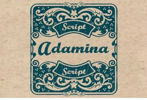 Adamina Script Font