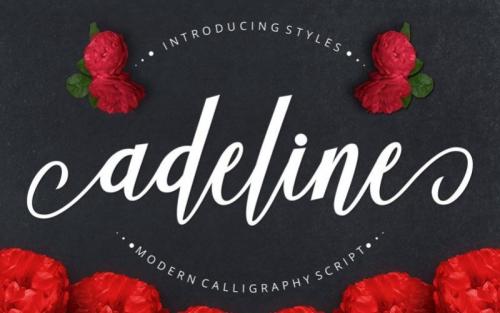 Adeline Calligraphy Font