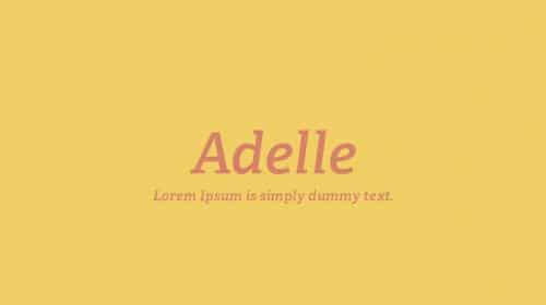 Adelle Font Family