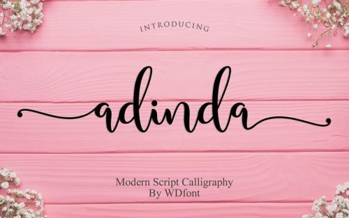 Adinda Calligraphy Font
