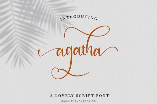 Agatha Script Font