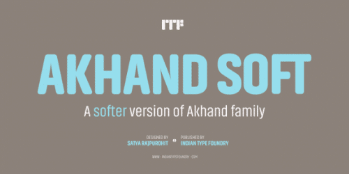Akhand Soft Font Family