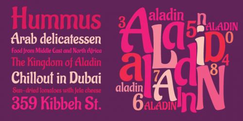 Aladin Font