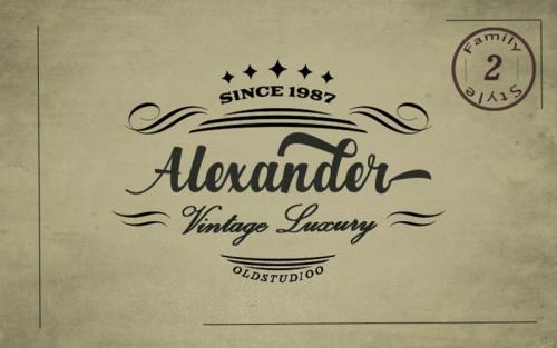 Alexander Typeface