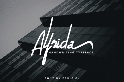 Alfrida Handwritten Font
