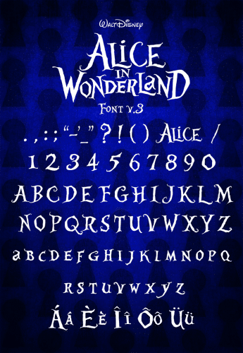 Alice in Wonderland Font