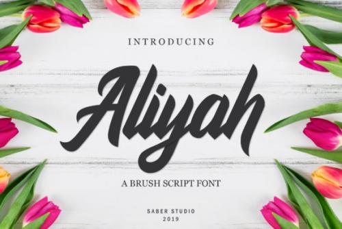 Aliyah Script Font
