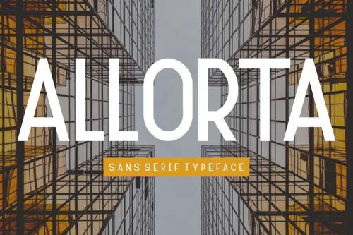 Allorta Sans Serif Font