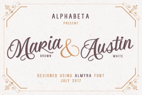 Almyra Script Font