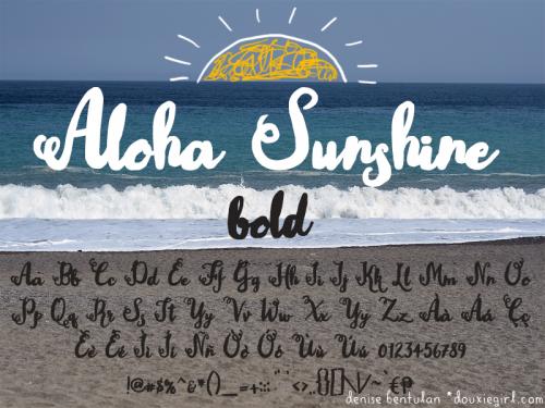 Aloha Sunshine Font