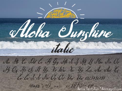 Aloha Sunshine Font