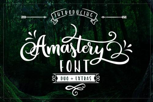 Amastery Script Font