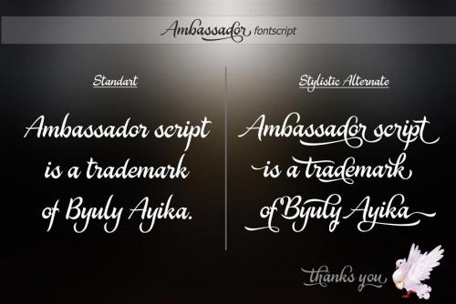 Ambassador Script Font