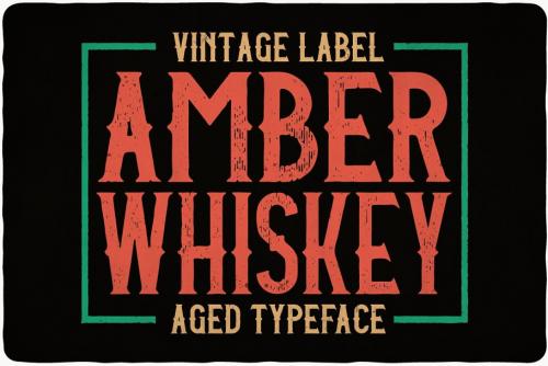 Amber Whiskey Typeface