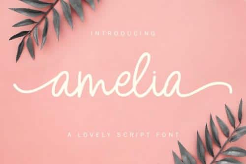 Amelia Handwritten Font