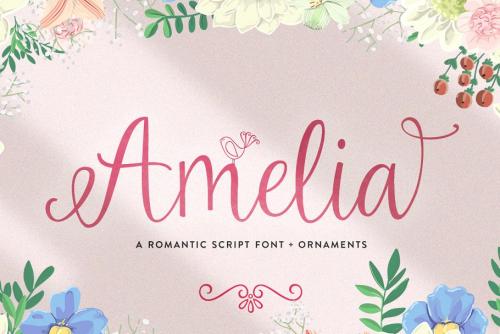 Amelia Script Font