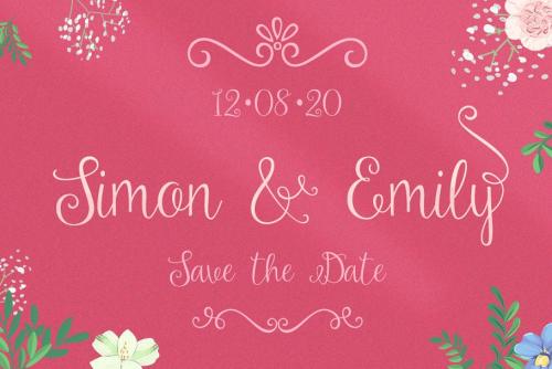 Amelia Script Font