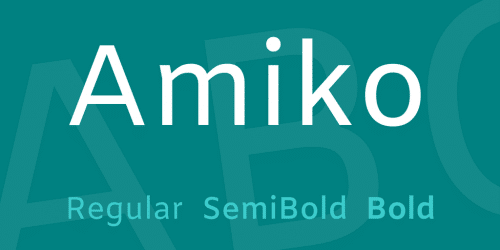 Amiko Font