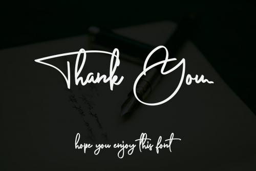 Anderfont Signature Font