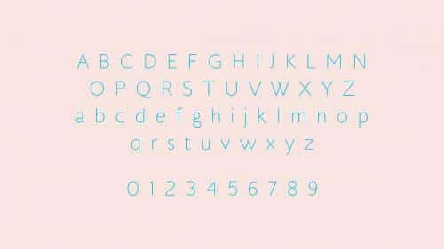 Andis Light Font