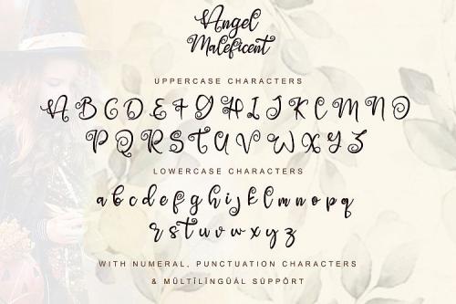Angel Maleficent Font