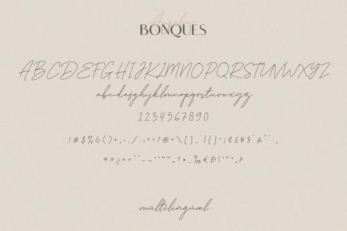Angelic Bonques Font Duo