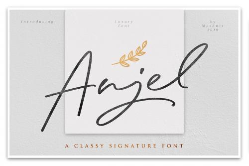 Anjel Classy Signature Font