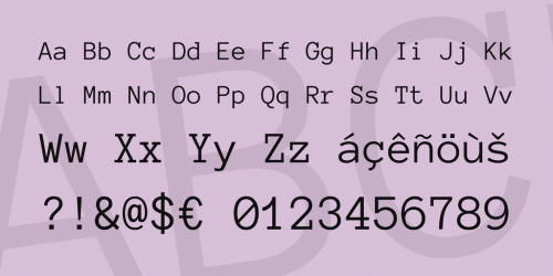 Anonymous Pro Font Family