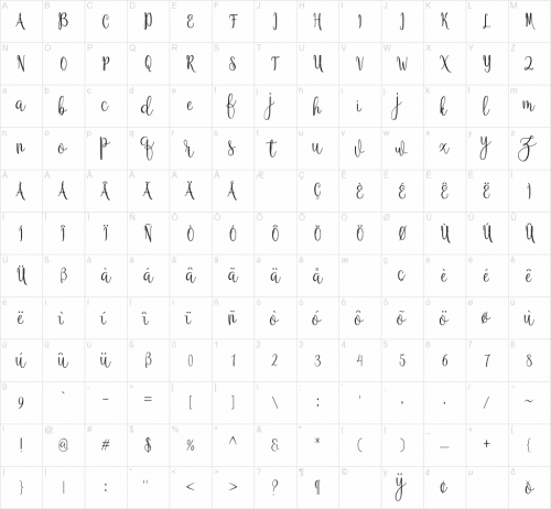 Anteater Script Font