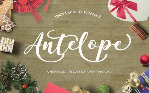 Antelope Calligraphy Font