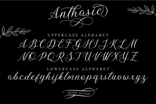 Anthasic Script Font