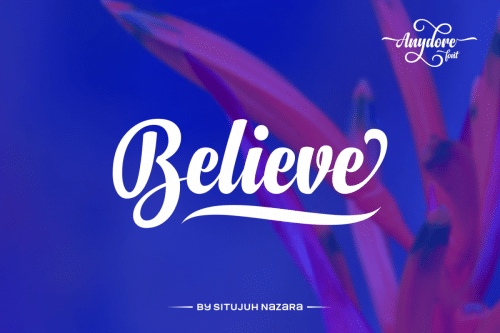 Anydore Script Font