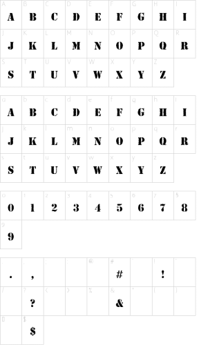 Army Rust Font