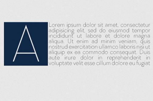 Arnold Thin Font
